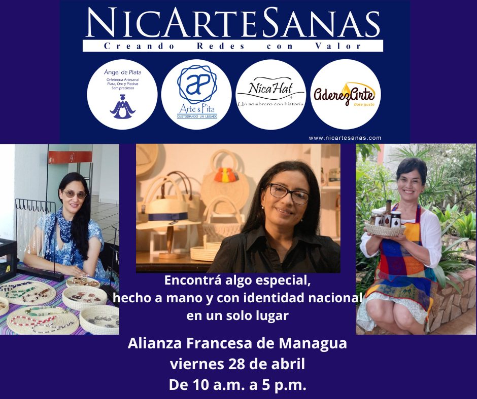 Te invito a comprar los productos artesanales hechos a mano en Nicaragua.