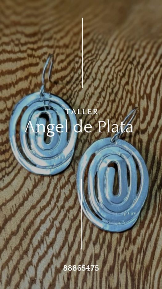 Colección Rupestre. Piezas de plata talladas a mano, plata calibre 1000,